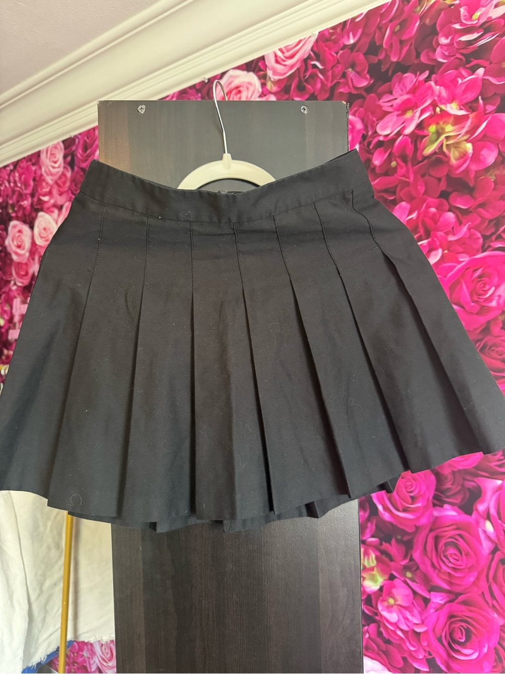 Sunday Best Black Pleated Mini Skirt